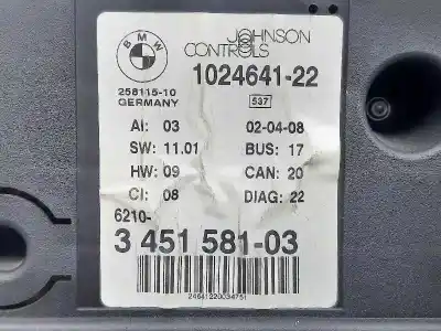 Peça sobressalente para automóvel em segunda mão quadrante por bmw x3 (e83) xdrive 20 d referências oem iam 102464122  345158103