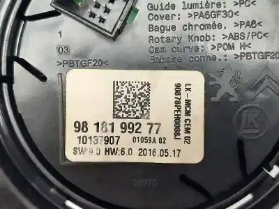 Автозапчастина б/у многофункційне управління для citroen c4 cactus rip curl посилання на oem iam 9818199277  