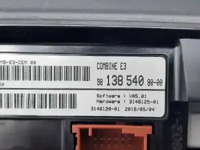 Peça sobressalente para automóvel em segunda mão quadrante por citroen c4 cactus rip curl referências oem iam 981385408000  9813854080