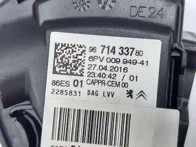 Автозапчастина б/у педальний потенціометр для citroen c4 cactus rip curl посилання на oem iam 9671433780  6pv00994941