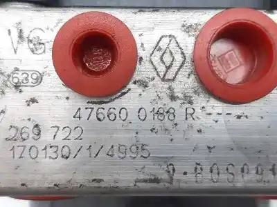 Peça sobressalente para automóvel em segunda mão abs por renault clio iv limited referências oem iam 476600188r 0265956527 2265106516