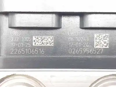 Peça sobressalente para automóvel em segunda mão abs por renault clio iv limited referências oem iam 476600188r 0265956527 2265106516