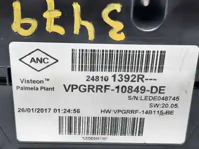 Peça sobressalente para automóvel em segunda mão quadrante por renault clio iv limited referências oem iam 248101392r  