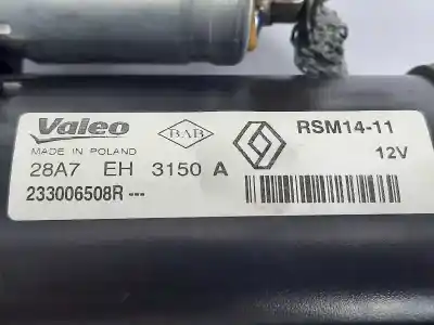 Peça sobressalente para automóvel em segunda mão motor de arranque por renault clio iv limited referências oem iam 233006508r  