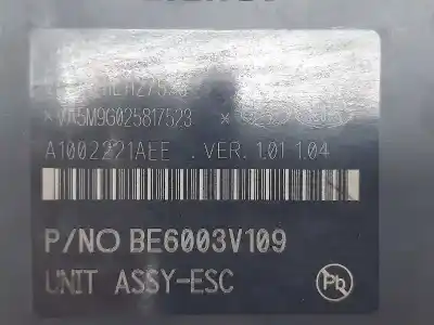 Second-hand car spare part abs for kia stonic (ybcuv) tech oem iam references 58920h8260 be6003v109 a1002221aee