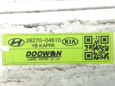 Peça sobressalente para automóvel em segunda mão intercooler por kia stonic (ybcuv) tech referências oem iam 2827004610  