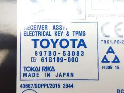Tweedehands auto-onderdeel elektronische module voor lexus is 2.5 16v cat (híbrido) oem iam-referenties 897b053083  61g109000
