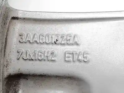Second-hand car spare part rim for volkswagen passat variant (365) edition bluemotion oem iam references 3aa601025a  