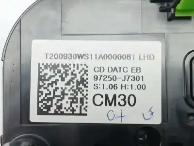 Peça sobressalente para automóvel em segunda mão comando de sofagem (chauffage / ar condicionado) por kia ceed (cd) 1.6 crdi 136 referências oem iam 97250j7301 97250j7xxx 