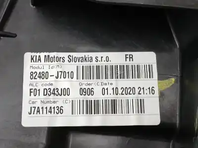 Second-hand car spare part passenger side right window regulator for kia ceed (cd) 1.6 crdi 136 oem iam references 82480j7010 82460j7010 