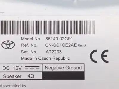 Second-hand car spare part audio system / radio cd for toyota corolla (e21)  oem iam references 8614002g91  