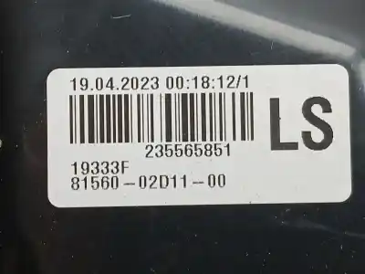 Second-hand car spare part left tailgate light for toyota corolla (e21)  oem iam references 8156002d1100  