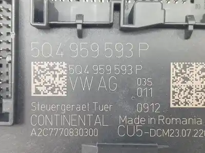 Second-hand car spare part electronic module for cupra leon (kl1) 1.5 tsi oem iam references 5q4959593p  
