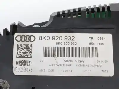 Peça sobressalente para automóvel em segunda mão quadrante por audi a4 berlina (b8) 2.0 16v tdi referências oem iam 8k0920932  