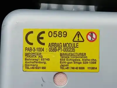 Автозапчасти б/у комплект подушки безопасности за mazda cx-5 (ke, gh) 2.2 d (ke2fw) ссылки oem iam kd4560350 0589p1000235 