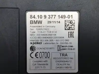 Peça sobressalente para automóvel em segunda mão módulo eletrônico por bmw 3 (e90) 318 d referências oem iam 8410937714901  