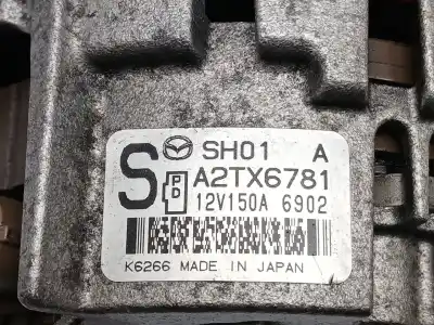 Автозапчастина б/у генератор для mazda cx-5 (ke, gh) 2.2 d (ke2fw) посилання на oem iam a2tx6781  