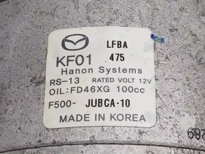 Second-hand car spare part air conditioning compressor for mazda cx-5 (ke, gh) 2.2 d (ke2fw) oem iam references f500jubca10  