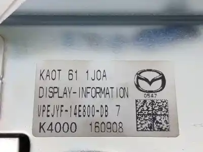 Second-hand car spare part audio system / radio cd for mazda cx-5 (ke, gh) 2.2 d (ke2fw) oem iam references ka0t611j0a  