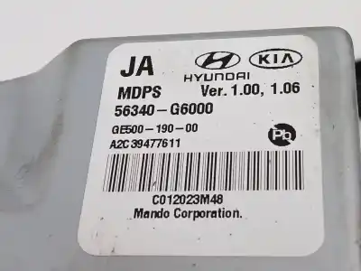 Pezzo di ricambio per auto di seconda mano piantone dello sterzo per kia picanto iii (ja) 1.0 riferimenti oem iam 56310g6000 56340g6000 