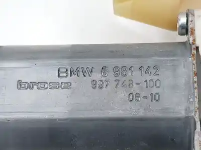 Second-hand car spare part passenger side right window regulator for bmw 5 (e60) 530 d oem iam references 6981142 997748100 