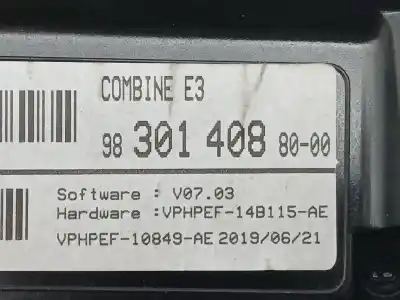 Second-hand car spare part dashboard for citroen c4 cactus 1.2 thp 110 oem iam references 9830140880  