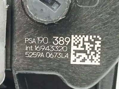 Second-hand car spare part rear left door lock for citroen c4 cactus 1.2 thp 110 oem iam references 190389  