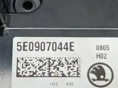 Автозапчасти б/у климат-контроль за skoda octavia iii combi (5e5, 5e6) 1.8 tsi ссылки oem iam 5e0907044e  