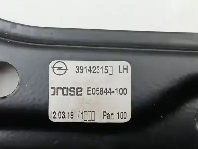 Автозапчасти б/у регулятор стекла переднего левого за opel astra k (b16) 1.6 cdti (68) ссылки oem iam 39142315 c86120100 