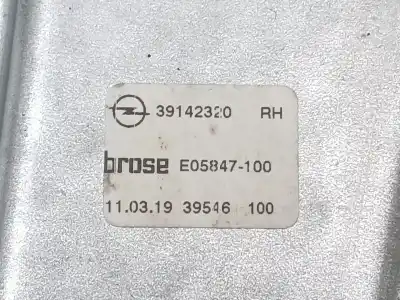 Автозапчастина б/у регулятор скла заднього правого для opel astra k (b16) 1.6 cdti (68) посилання на oem iam 39142320 c86122100 