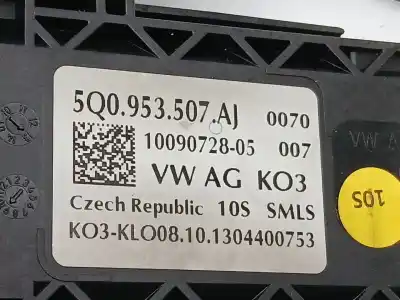 Second-hand car spare part multifunction switch for skoda octavia iii combi (5e5, 5e6) 1.8 tsi oem iam references 5q0953507aj 5q0953513r 