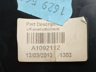 Pezzo di ricambio per auto di seconda mano griglia di aerazione per citroen c3 collection riferimenti oem iam a1092112  