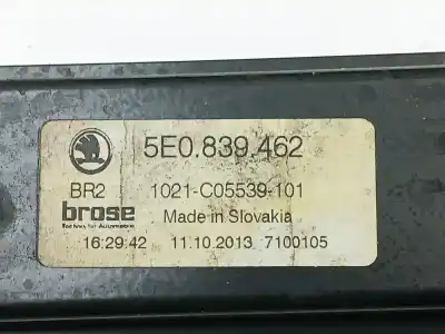 Автозапчасти б/у задний правый стеклорегулятор за skoda octavia iii combi (5e5, 5e6) 1.8 tsi ссылки oem iam 5e0839462 5q0959812a 