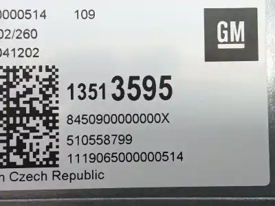 Автозапчасти б/у электронный модуль за opel astra k (b16) 1.6 cdti (68) ссылки oem iam 13513595 510558799 