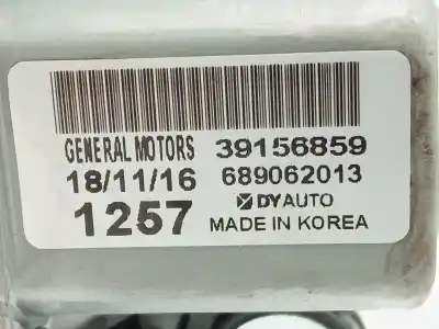 Автозапчастина б/у двигатель заднього склоочисника для opel astra k (b16) 1.6 cdti (68) посилання на oem iam 39156859 689062013 