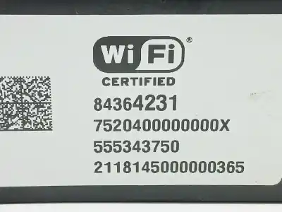 Peça sobressalente para automóvel em segunda mão módulo eletrônico por opel mokka / mokka x (j13) 1.4 (_76) referências oem iam 84364231  