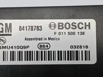 Автозапчасти б/у сопротивление нагреву за opel mokka / mokka x (j13) 1.4 (_76) ссылки oem iam 84178783 f011500138 