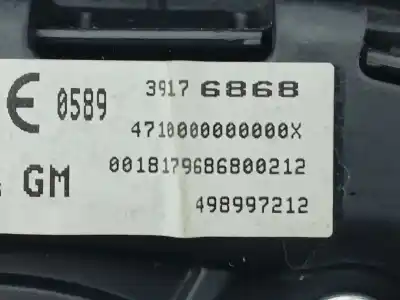 Автозапчастина б/у передня ліва подушка безопасности для opel mokka / mokka x (j13) 1.4 (_76) посилання на oem iam 39176868  
