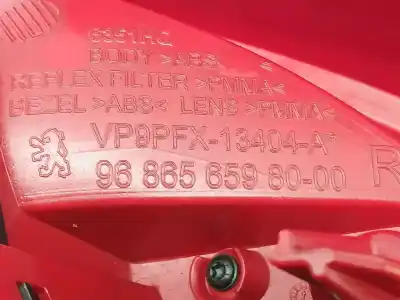 Piesă de schimb auto la mâna a doua lampã spate dreapta pentru peugeot 207/207+ (wa_, wc_) 1.4 hdi referințe oem iam 9686565980  