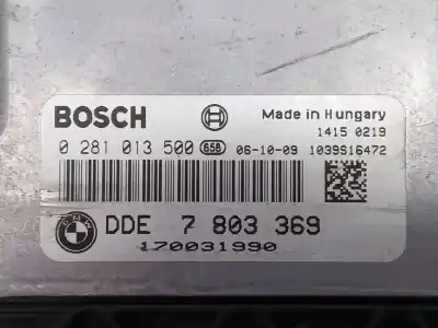 Second-hand car spare part ecu engine control for bmw 5 (e60) 530 d oem iam references 7803369 0281013500 