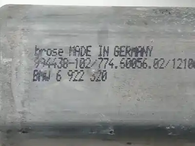 Second-hand car spare part rear right window regulator for bmw 5 (e60) 530 d oem iam references 7184744s 7184746e 