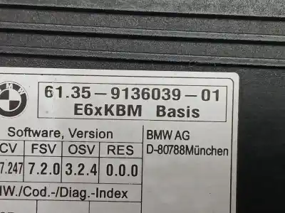 Pezzo di ricambio per auto di seconda mano modulo elettronico per bmw 5 (e60) 530 d riferimenti oem iam 6135913603901  