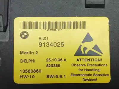 Peça sobressalente para automóvel em segunda mão módulo eletrônico por bmw 5 (e60) 530 d referências oem iam 9134025  