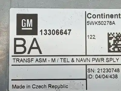 Second-hand car spare part electronic module for opel zafira tourer c (p12) 2.0 cdti (75) oem iam references 13306647   Second-hand car spare part electronic module for opel zafira tourer c (p12) 2.0 cdti (75) oem iam references 13306647