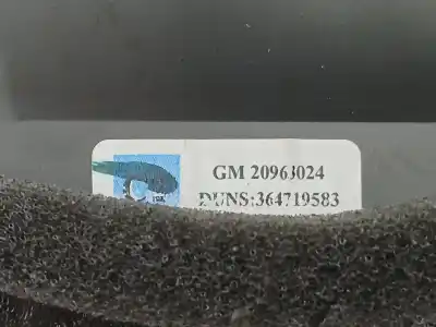 Автозапчастина б/у аераційна решіта для opel zafira tourer c (p12) 2.0 cdti (75) посилання на oem iam 20963024   Автозапчастина б/у аераційна решіта для opel zafira tourer c (p12) 2.0 cdti (75) посилання на oem iam 20963024