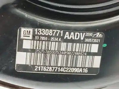 Second-hand car spare part brake servo for opel zafira tourer c (p12) 2.0 cdti (75) oem iam references 13308771   Second-hand car spare part brake servo for opel zafira tourer c (p12) 2.0 cdti (75) oem iam references 13308771