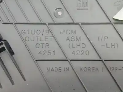 Автозапчастина б/у аераційна решіта для opel mokka / mokka x (j13) 1.4 (_76) посилання на oem iam 42514220  