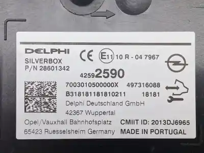 Автозапчастина б/у електронний модуль для opel mokka / mokka x (j13) 1.4 (_76) посилання на oem iam 42592590  