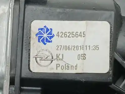Second-hand car spare part rear left window regulator for opel mokka / mokka x (j13) 1.4 (_76) oem iam references 42625645  