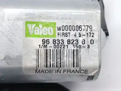 Peça sobressalente para automóvel em segunda mão motor do limpador traseiro por citroen c3 collection referências oem iam 9683382380  
